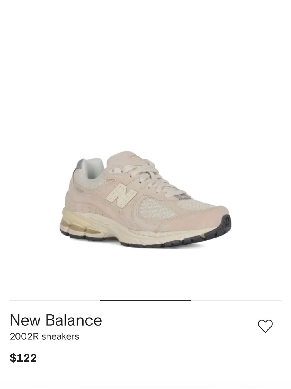 New Balance Women's 2002R Soft Beige Sneakers